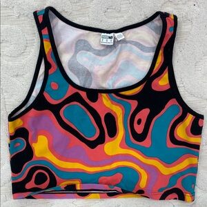 Puma Pastel Swirl Crop Top